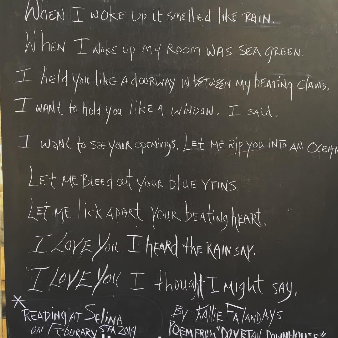 Kallie Chalkboard Poem